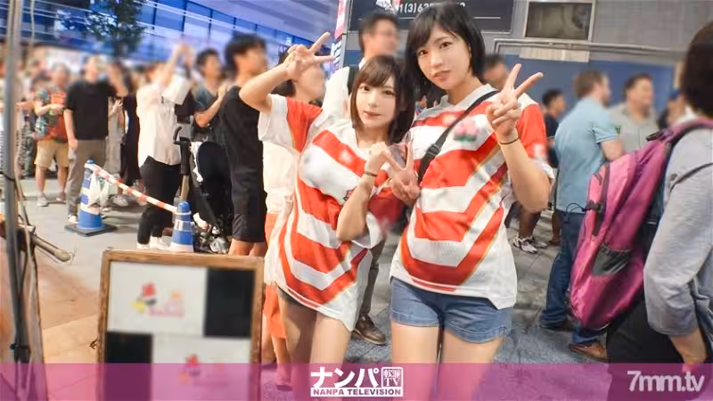 GANA-2180 認真的南帕，第1槍。 1398新宿抱兩個美少女，橄欖球世界盃精彩紛呈！ !!一起嘗試所有慶祝活動的狂歡！ !!給他們一個比比賽更熱的觸地得分 www
